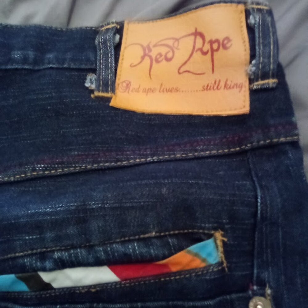 Red Ape Jean Shorts